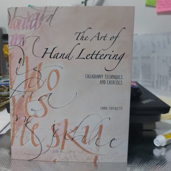 The Art of Hand Lettering Calligraphy Techniques and Exercises Paperback - Picture 1 of 6